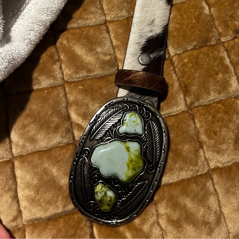 Cowhide belt
